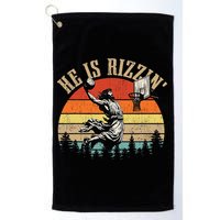 He Is Rizzin Easter Jesus Christian Golf Towel