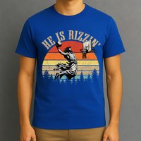 He Is Rizzin Easter Jesus Christian T-Shirt