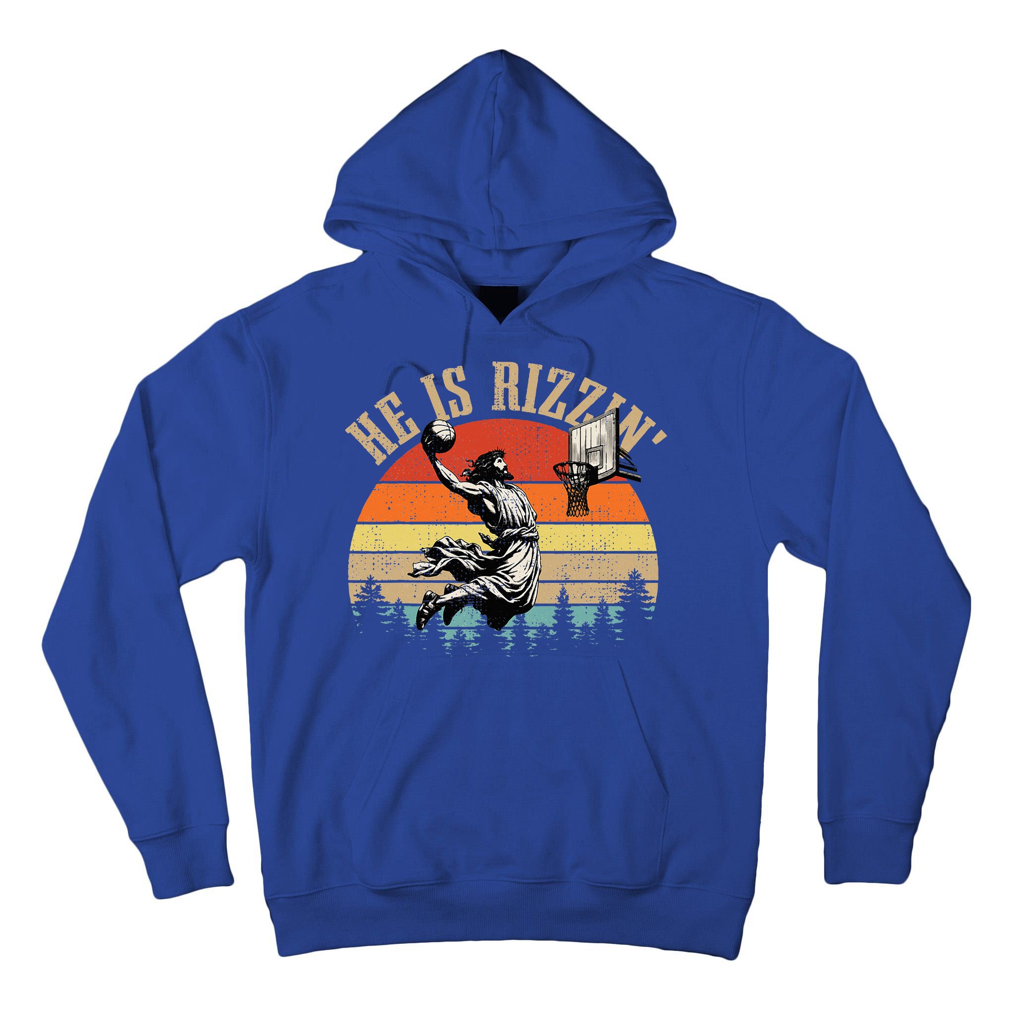 He Is Rizzin Easter Jesus Christian Tall Hoodie
