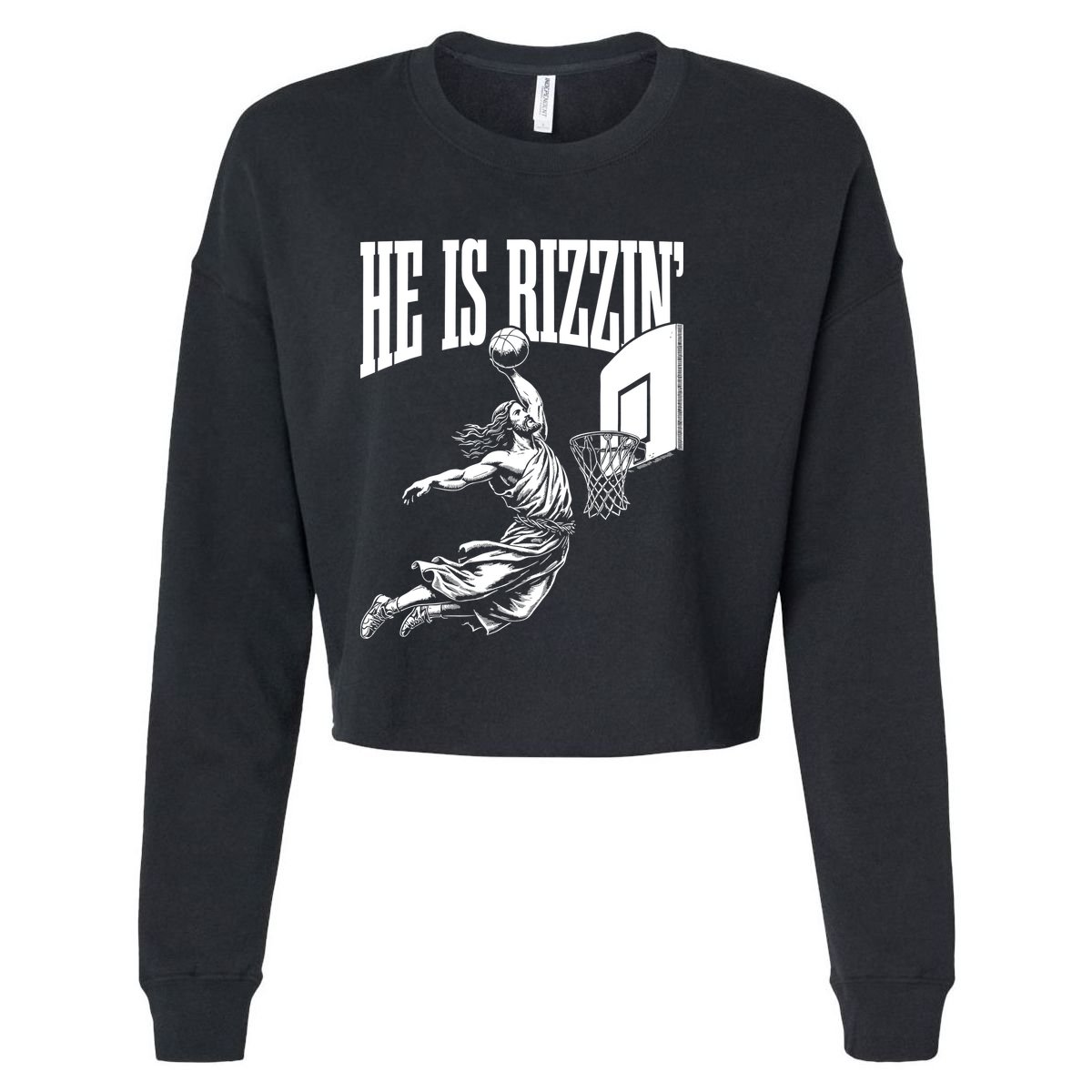 He Is Rizzin Funny Jesus Basketball Meme Youth Performance Sprint T-Shirt