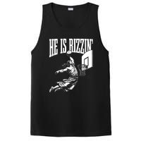 He Is Rizzin Funny Jesus Basketball Meme PosiCharge Competitor Tank