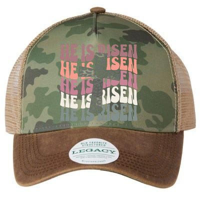 He Is Risen Easter Christian Legacy Tie Dye Trucker Hat