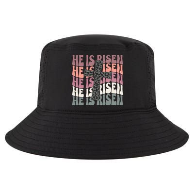 He Is Risen Easter Christian Cool Comfort Performance Bucket Hat