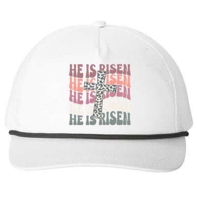 He Is Risen Easter Christian Snapback Five-Panel Rope Hat