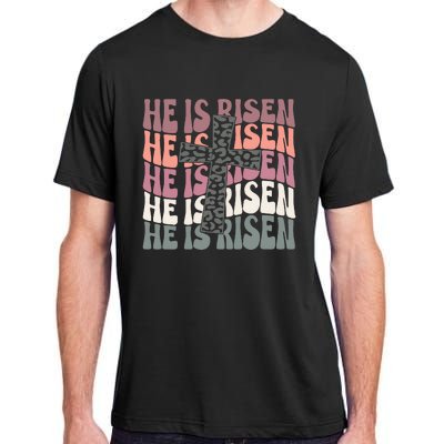 He Is Risen Easter Christian Adult ChromaSoft Performance T-Shirt