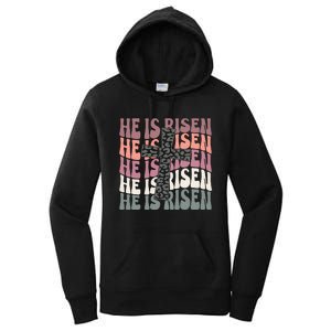 He Is Risen Easter Christian Women's Pullover Hoodie