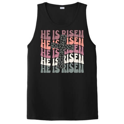 He Is Risen Easter Christian PosiCharge Competitor Tank