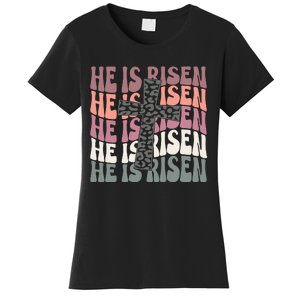 He Is Risen Easter Christian Women's T-Shirt