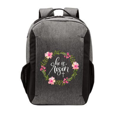 He Is Risen Jesus Christian Happy Easter Floral Wreath Vector Backpack