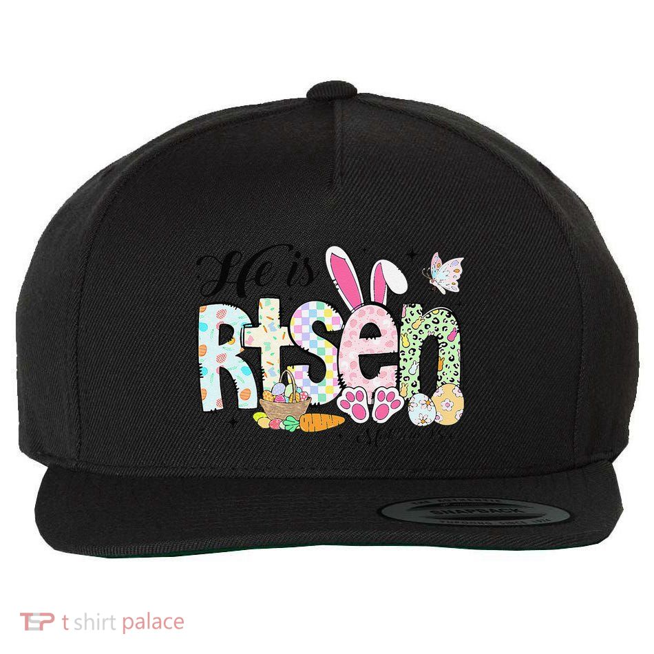 He Is Risen Jesus Christian Happy Easter Women Wool Snapback Cap