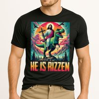 He Is Rizzen Jesus Riding Trex Retro Christian Dinosaur Cooling Performance Crew T-Shirt