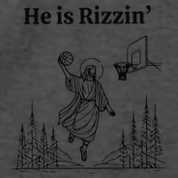 He Is Risen Easter Jesus Playing Basketball He Is Rizzin Vector Backpack