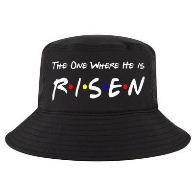 He Is Risen Religious Jesus Cross Easter Sunday Cool Comfort Performance Bucket Hat