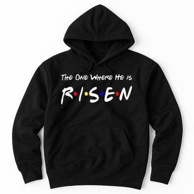 He Is Risen Religious Jesus Cross Easter Sunday Hoodie