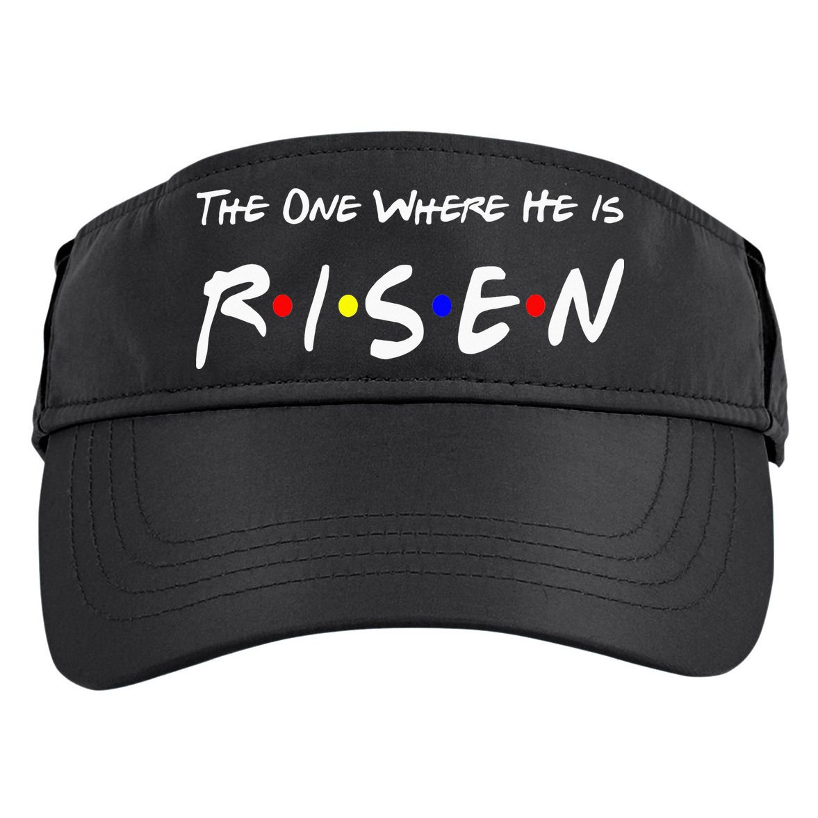 He Is Risen Religious Jesus Cross Easter Sunday Adult Drive Performance Visor