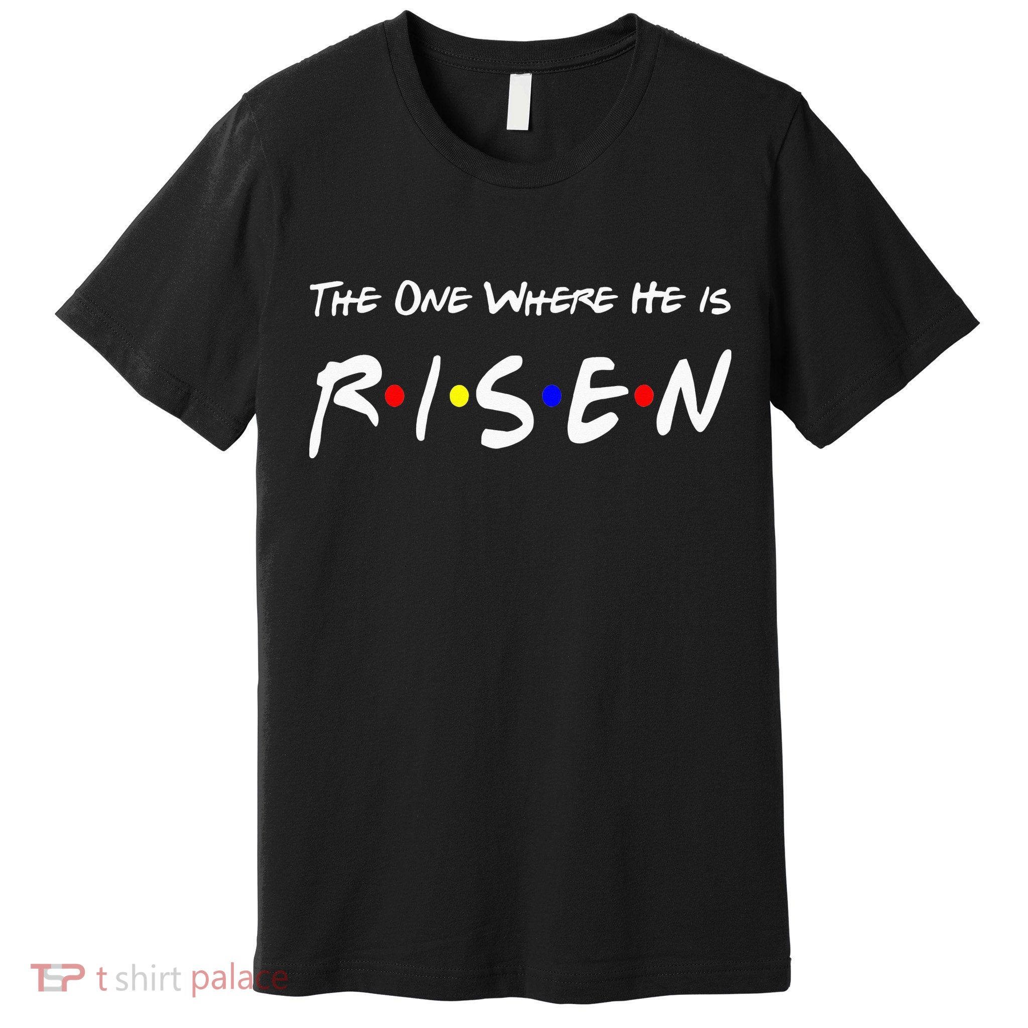 He Is Risen Religious Jesus Cross Easter Sunday Premium T-Shirt