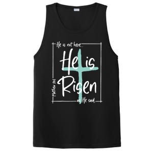 He Is Risen Easter Christian Cross PosiCharge Competitor Tank