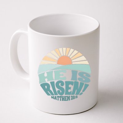 He Is Risen Religious Easter Cute Coffee Mug