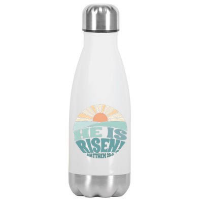 He Is Risen Religious Easter Cute Stainless Steel Insulated Water Bottle