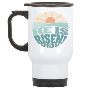 He Is Risen Religious Easter Cute Stainless Steel Travel Mug