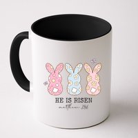 He Is Risen Matthew 28:6 Bunny Easter Sunday Mug