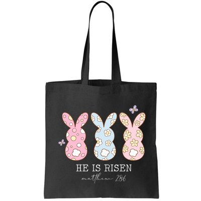 He Is Risen Matthew 28:6 Bunny Easter Sunday Bag
