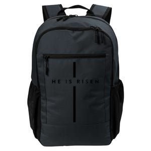 He Is Risen Cross Jesus Easter Day Christians Daily Commute Backpack