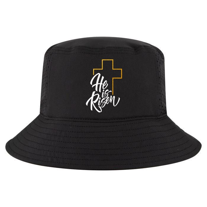 He Is Risen Easter Sunday Cool Comfort Performance Bucket Hat