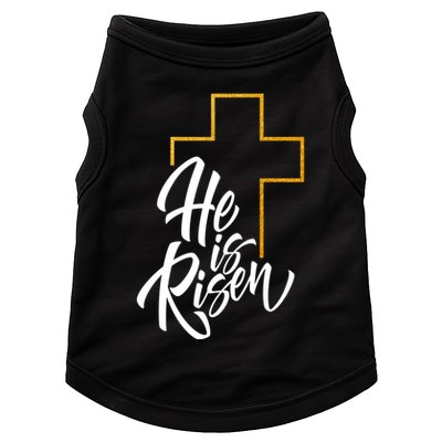 He Is Risen Easter Sunday Doggie Tank