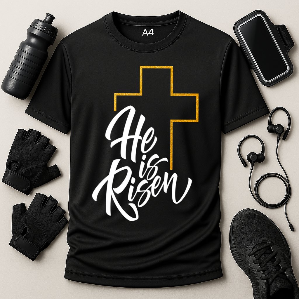 He Is Risen Easter Sunday Performance Shirt