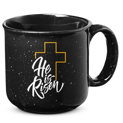 He Is Risen Easter Sunday 15oz Campfire Ceramic Mug