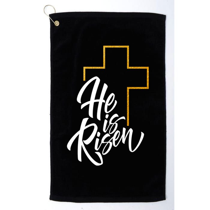 He Is Risen Easter Sunday Golf Towel