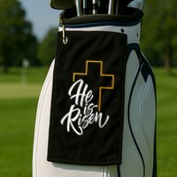 He Is Risen Easter Sunday Golf Towel