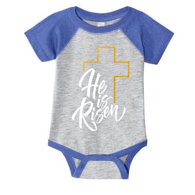He Is Risen Easter Sunday Infant Baby Jersey Bodysuit
