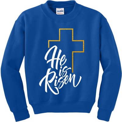 He Is Risen Easter Sunday Kids Sweatshirt