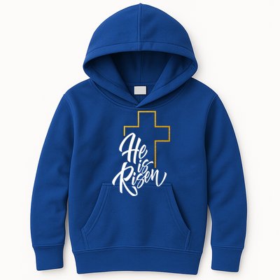 He Is Risen Easter Sunday Kids Hoodie