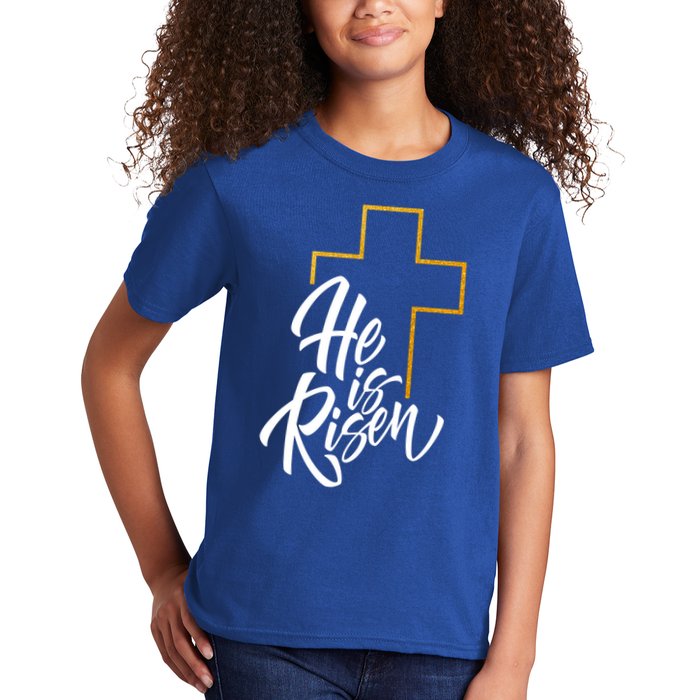He Is Risen Easter Sunday Kids T-Shirt