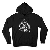 He Is Risen Cross Jesus Easter Day Christians True Story Hoodie