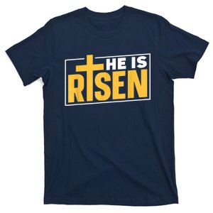 He Is Risen Sayings Bunny Egg Happy Easter T-Shirt