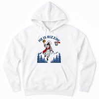 He Is Rizzin Jesus Basketball Easter Religious Hoodie
