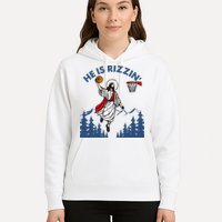 He Is Rizzin Jesus Basketball Easter Religious Hoodie