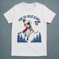 He Is Rizzin Jesus Basketball Easter Religious T-Shirt