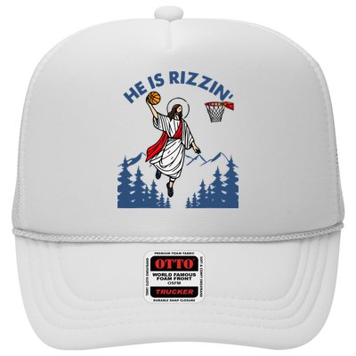 He Is Rizzin Jesus Basketball Easter Religious Hat