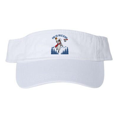 He Is Rizzin Jesus Basketball Easter Religious Visor
