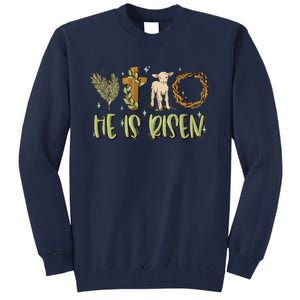 He Is Risen Christian Tall Sweatshirt