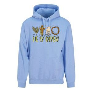 He Is Risen Christian Unisex Surf Hoodie