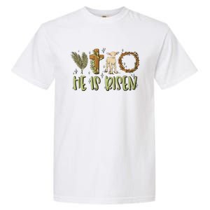 He Is Risen Christian Garment-Dyed Heavyweight T-Shirt