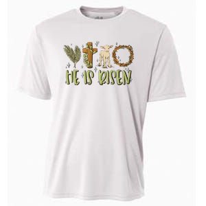 He Is Risen Christian Cooling Performance Crew T-Shirt