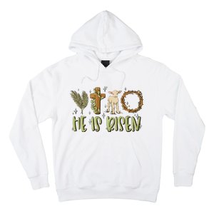 He Is Risen Christian Hoodie