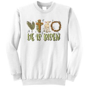 He Is Risen Christian Sweatshirt